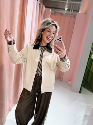 Ivory Jacket - Beige