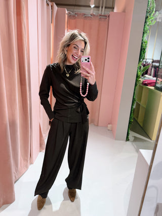 Elise Button Pants - Bruin