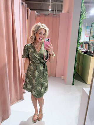 Mara Dress - Army