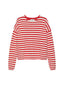 CATWALK JUNKIE - Relaxed Soft Stripe Knit - Rood