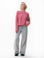 CATWALK JUNKIE - Relaxed Soft Stripe Knit - Rood