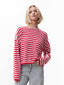 CATWALK JUNKIE - Relaxed Soft Stripe Knit - Rood