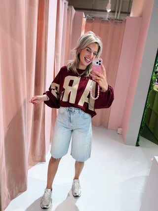 Paris Sweater - Bordeaux