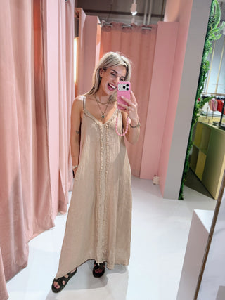 Puck Dress - Beige