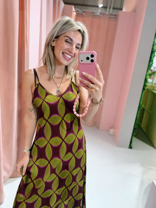 Pauline Dress - Aubergine