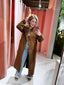 Jess Soft Trenchcoat - Donker Bruin