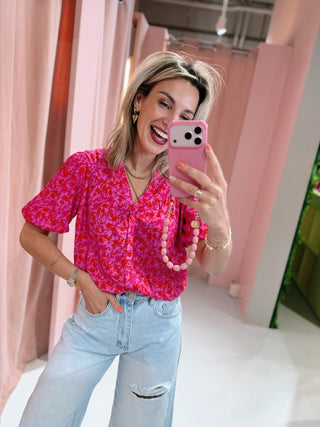Leanne Blouse - Rood