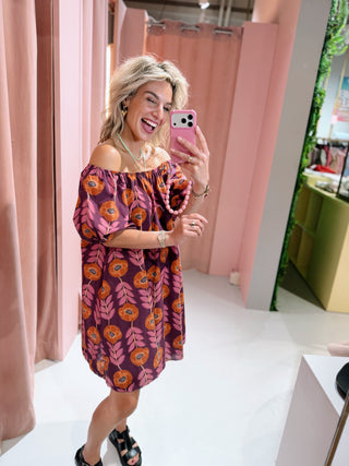 Nala Dress - Aubergine