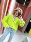 Uliya Cardigan - Neon Groen