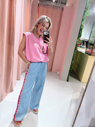 Heart Pants - Denim