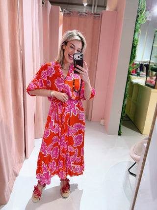 Gwen Dress- Rood
