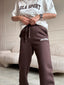 THE LOLA CLUB - Harper Pants - Brown