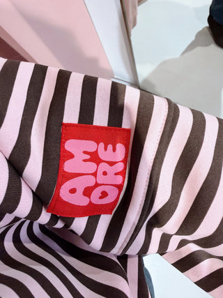 Amore Sweater - Roze/Bruin