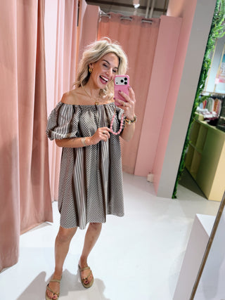 Mila Dress - Bruin