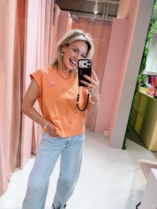 Palm Top - Peach