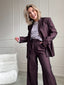 CATWALK JUNKIE - Relaxed Tailored Trousers - Winetasting