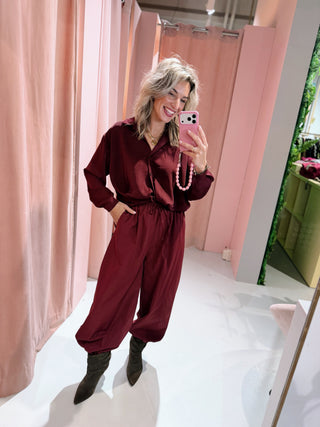 Britney Blouse - Bordeaux