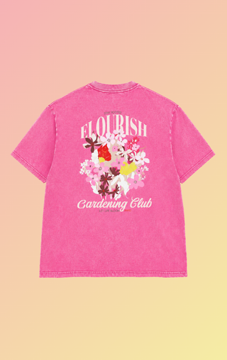 Flourish Tee - Pink
