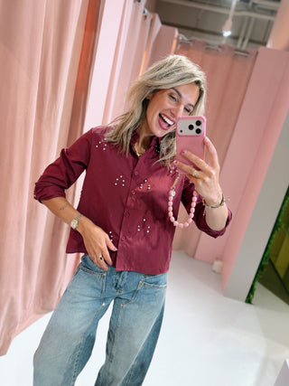 Xenna Blouse - Bordeaux