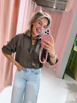 Tessa Blouse - Bruin