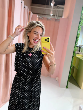 Kirsten Dot Set - Zwart