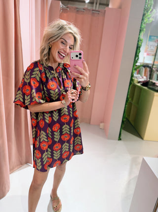 Marie Dress - Paars