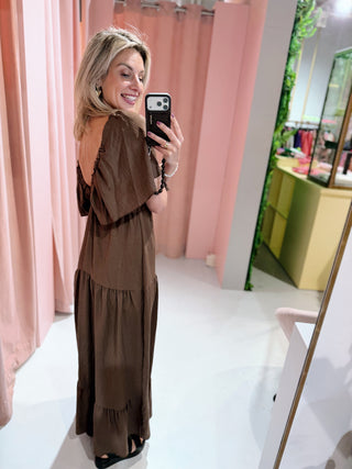 Juliette Dress - Bruin