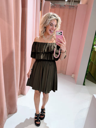 Nathalie Dress - Bruin