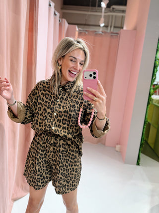 Pelle set - Leopard
