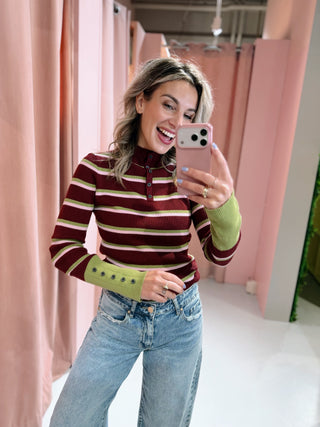June Longsleeve - Bordeaux
