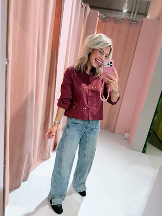 Xenna Blouse - Bordeaux