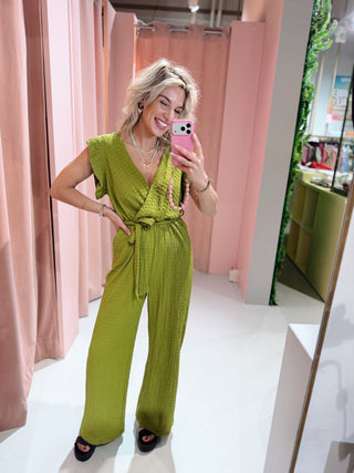 Noel Jumpsuit - Lime