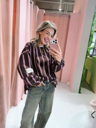 Regina Sweater - Bruin/Mauve