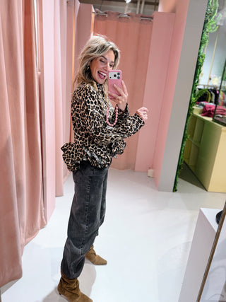 Mila Blouse - Leopard