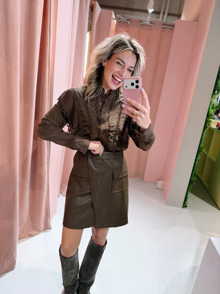 Jasmijn Blouse - Bruin