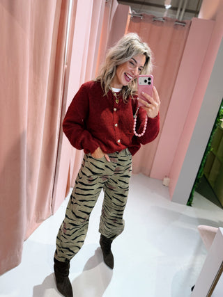Bliss Cardigan - Bordeaux