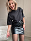 CATWALK JUNKIE - Vegan Leather Skirt - Zwart