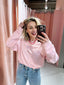 Vio Streep Longsleeve - Roze