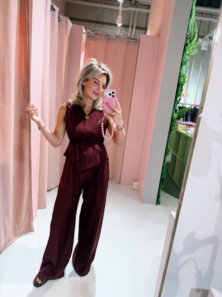 Vieve Pants - Bordeaux