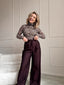 CATWALK JUNKIE - Relaxed Tailored Trousers - Winetasting