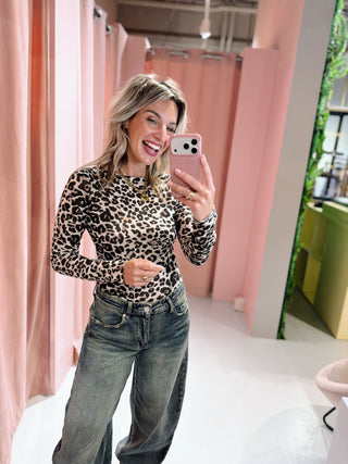 Jill Longsleeve - Big Leopard