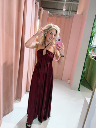 Merel Dress - Bordeaux