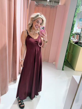 Mees Dress - Bordeaux