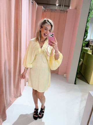 Kaitlyn Dress - Geel