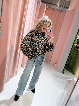 Zoe Blouse - Leopard