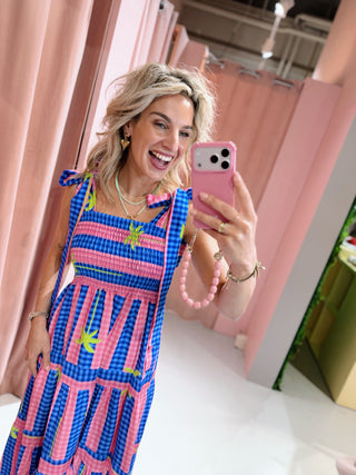 Palm Dress - Blauw
