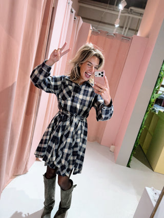 Pia Dress - Navy