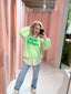 Blouse Extender - Lime Green Streep