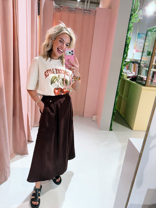 Mia Skirt - Bruin