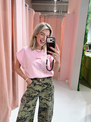 Bisous Top - Lichtroze